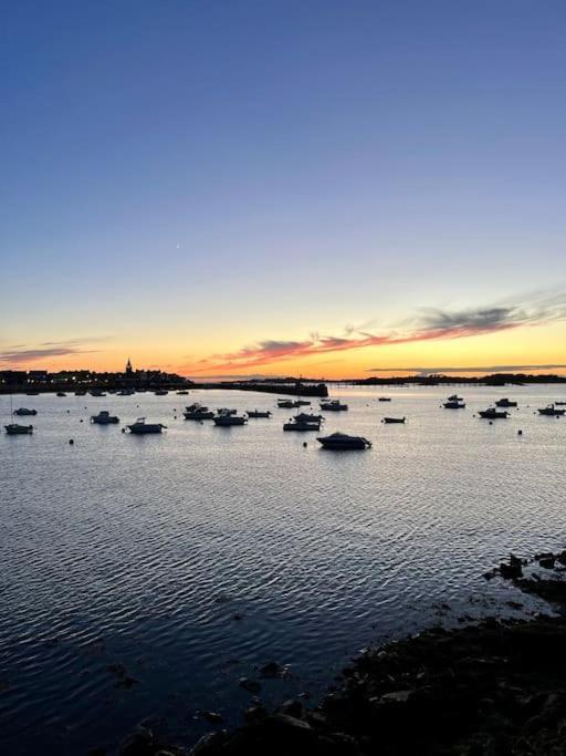 Bel Appartement De Bord De Mer Avec Veranda Roscoff Dış mekan fotoğraf